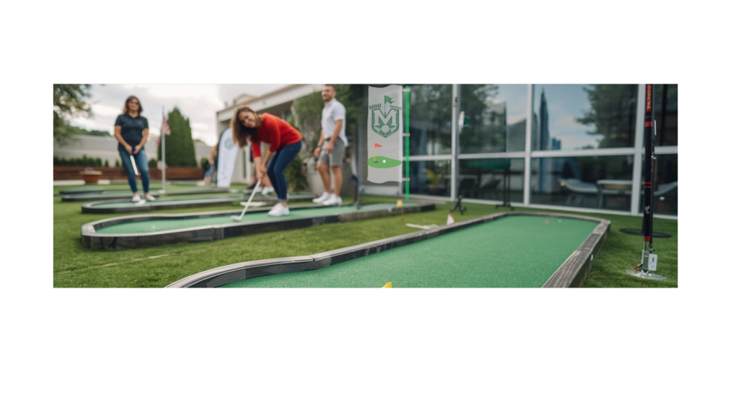 Business with our mini greens holes